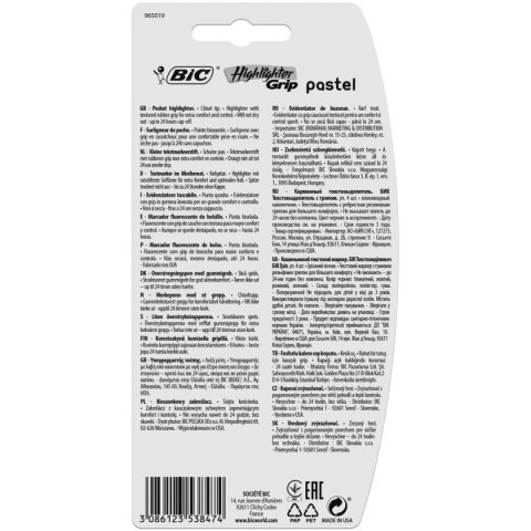 Zakreślacz Bic mix 3,3mm (949868) Zakreślacz Bic mix 3,3mm (949868)