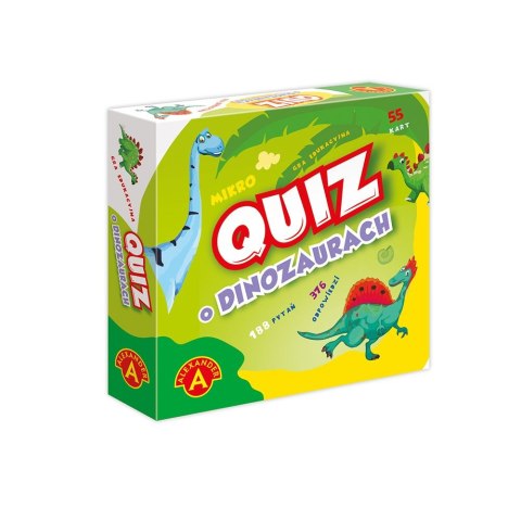 Gra edukacyjna Alexander QUIZ O DINOZAURACH Gra edukacyjna Alexander QUIZ O DINOZAURACH