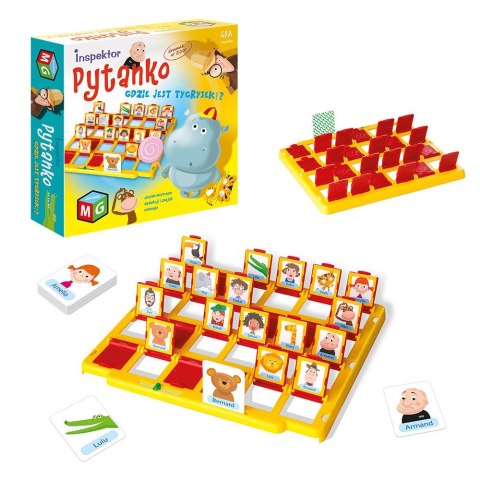 Gra edukacyjna Inspektor Pytanko Gdzie jest tygrysek ? Multigra Gra edukacyjna Inspektor Pytanko Gdzie jest tygrysek ? Multigra