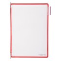 Panele prezentacyjne Tarifold A4 10 szt. czerwone (114003TR)