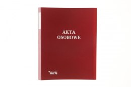 Teczka do akt osobowych Warta zadrukowana ABCDE A4 czerwony tektura (1824-339-044)