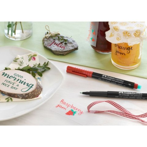 Foliopis Faber Castell Multimark czerwony 0,4 mm Foliopis Faber Castell Multimark czerwony 0,4 mm