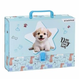 Teczka z szerokim grzbietem na zatrzask Cuties Doggy A4 różne [mm:] 210x297 Starpak (559322)