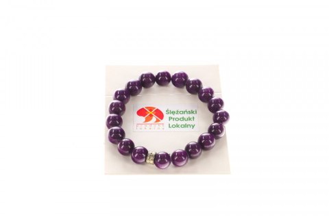 Bransoletka Mol bransoletka jadeit górski śliwka 10mm Bransoletka Mol bransoletka jadeit górski śliwka 10mm