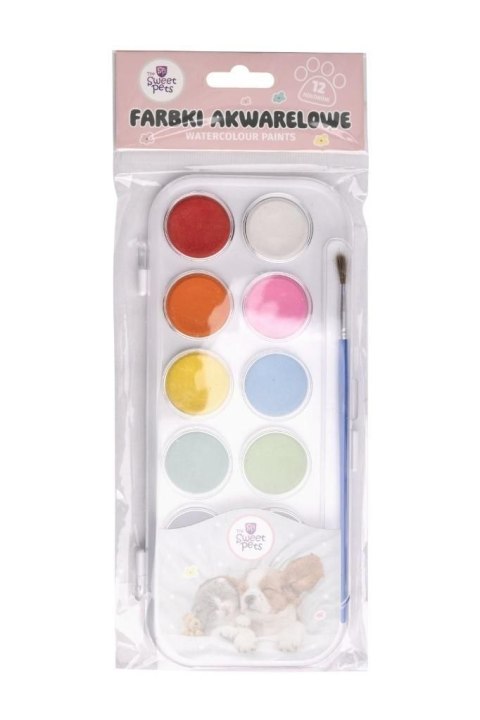 Farby akwarelowe Rexus The Sweet Pets 12 kolor. (2259) Farby akwarelowe Rexus The Sweet Pets 12 kolor. (2259)
