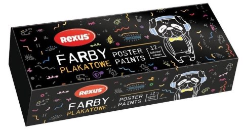 Farby plakatowe Rexus Teens kolor: mix 20ml 12 kolor. Rexus (9709) Farby plakatowe Rexus Teens kolor: mix 20ml 12 kolor. Rexus (9709)
