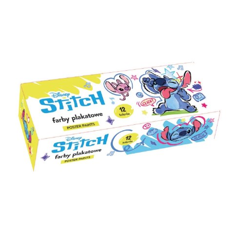 Farby plakatowe (nd) Stitch kolor: mix 20ml 12 kolor. (0842) Farby plakatowe (nd) Stitch kolor: mix 20ml 12 kolor. (0842)