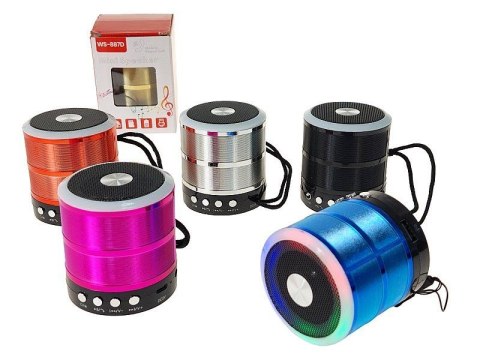 Głośnik Adar okrągły 7x6,5cm, metalowy, Bluetooth, kabel USB (617551) Głośnik Adar okrągły 7x6,5cm, metalowy, Bluetooth, kabel USB (617551)