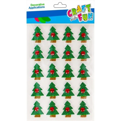 Ozdoba piankowa Craft With Fun Choinki (501367) Ozdoba piankowa Craft With Fun Choinki (501367)