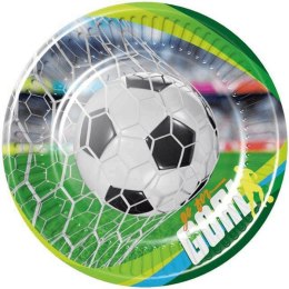 Talerz jednorazowy Arpex GOL! 18cm,10szt. papier śr. 180mm 8 szt (DC3759)