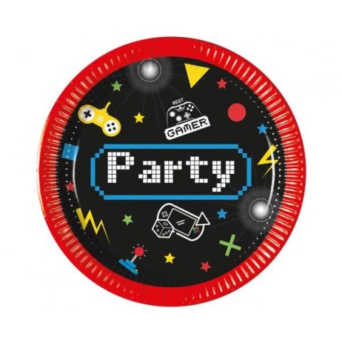 Talerz jednorazowy Godan Game Party papier śr. 200mm 8 szt (93770) Talerz jednorazowy Godan Game Party papier śr. 200mm 8 szt (93770)