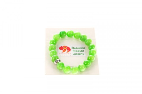 Bransoletka Mol bransoletka jadeit zielone jabłuszko 10mm Bransoletka Mol bransoletka jadeit zielone jabłuszko 10mm