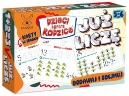 Gra karciana Kangur Dzieci kontra rodzice Już liczę. 5-6 lat
