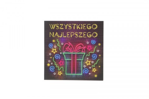 Kartka składana Henry KW PREZENT NEON kw (5905701483631) Kartka składana Henry KW PREZENT NEON kw (5905701483631)
