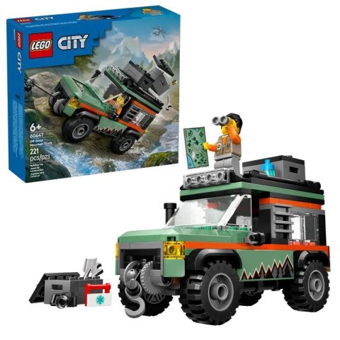 Klocki konstrukcyjne Lego City Górska terenówka 4x4 (60447) Klocki konstrukcyjne Lego City Górska terenówka 4x4 (60447)