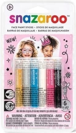 Kredki do malowania twarzy Girls 6 kol. Snazaroo (1172037) Kredki do malowania twarzy Girls 6 kol. Snazaroo (1172037)