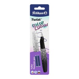 Pióro wieczne Pelikan Twist biało-czarne (300010108)
