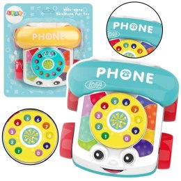 Telefon zabawkowy Lean na kółkach niebieski (22858)