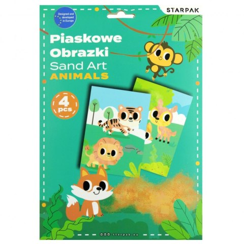 Zestaw kreatywny Starpak Piaskowe obrazki (549172) Zestaw kreatywny Starpak Piaskowe obrazki (549172)