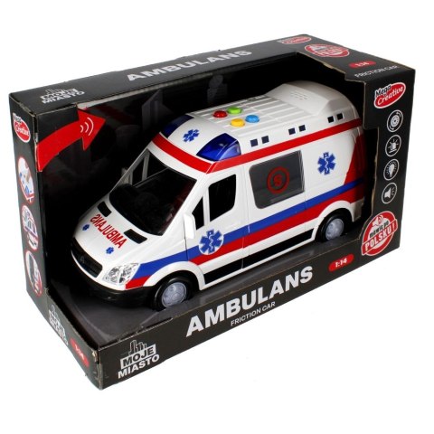 Ambulans Mega Creative 26cm światło i dźwięk (522124) Ambulans Mega Creative 26cm światło i dźwięk (522124)