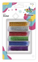 Brokat Titanum Craft-Fun Series metaliczny 6 kolor. (9903) Brokat Titanum Craft-Fun Series metaliczny 6 kolor. (9903)