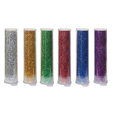 Brokat Titanum Craft-Fun Series metaliczny 6 kolor. (9903) Brokat Titanum Craft-Fun Series metaliczny 6 kolor. (9903)