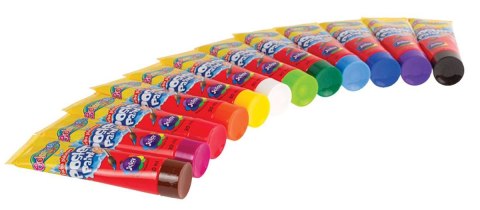 Farby plakatowe kolor: mix 35ml 12 kolor. Patio (57349)