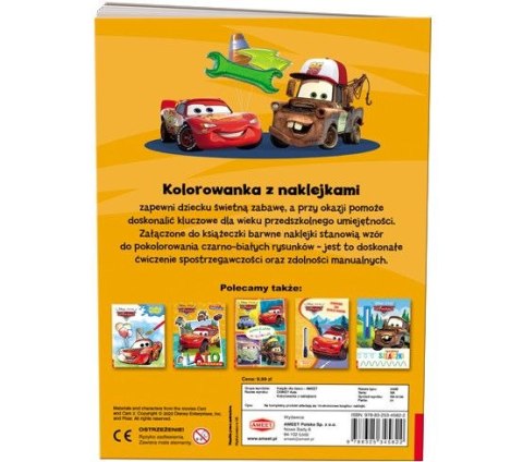 Książka dla dzieci Ameet Auta. Kolorowanka z Naklejkami (NA 9139) Książka dla dzieci Ameet Auta. Kolorowanka z Naklejkami (NA 9139)