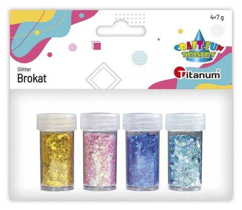 Brokat Titanum Craft-Fun Series kolor: mix 4 kolor. (21HL0820-114(2)) Brokat Titanum Craft-Fun Series kolor: mix 4 kolor. (21HL0820-114(2))