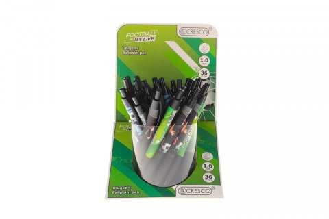 Długopis Cresco FOOTBALL LIVE 5 907 464 221 437 niebieski 1,0mm (600020-M) Długopis Cresco FOOTBALL LIVE 5 907 464 221 437 niebieski 1,0mm (600020-M)