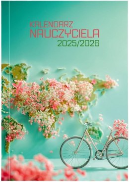 Kalendarz nauczyciela książkowy (terminarz) Wydawnictwo Wokół Nas PCV ROWER bezbarwny A5 (A5TN078B)