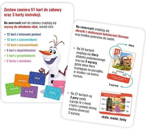 Książeczka edukacyjna Disney Uczy. Tworzę zdania i czytam. Karty Ameet (UEK 9301) Książeczka edukacyjna Disney Uczy. Tworzę zdania i czytam. Karty Ameet (UEK 9301)
