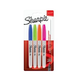 Marker permanentny Paper Mate 4szt mix okrągła końcówka