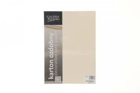 Papier ozdobny (wizytówkowy) Galeria Papieru ryps kremowy A4 kremowy 240g (201812) Papier ozdobny (wizytówkowy) Galeria Papieru ryps kremowy A4 kremowy 240g (201812)