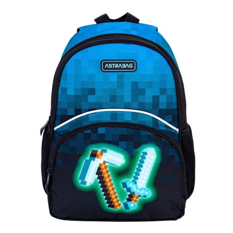 Plecak Astra Astrabag dziecięcy Blue Pixel (502024094) Plecak Astra Astrabag dziecięcy Blue Pixel (502024094)