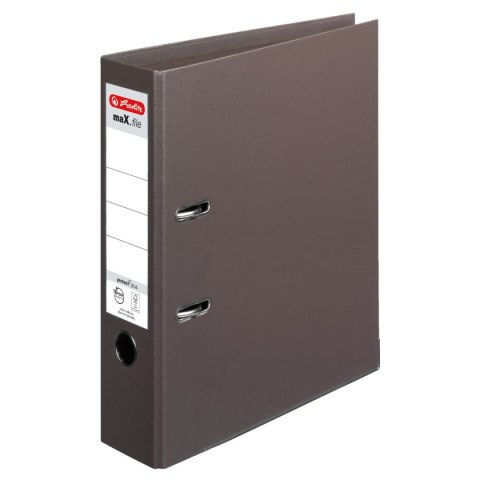 Segregator dźwigniowy Herlitz Max.File 10834463 Voll A4 80mm brązowy ciemny (300002687) Segregator dźwigniowy Herlitz Max.File 10834463 Voll A4 80mm brązowy ciemny (300002687)