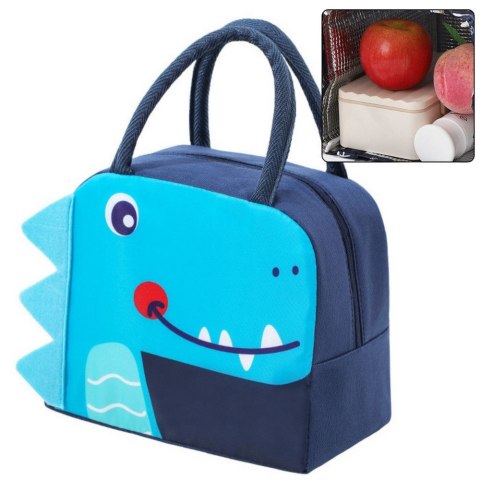 Torebka Lean Termiczna Izolacyjna Śniadaniowa Lunch Bag Dinozaur Niebieski 23cm (21576) Torebka Lean Termiczna Izolacyjna Śniadaniowa Lunch Bag Dinozaur Niebieski 23cm (21576)