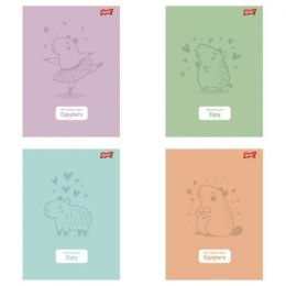 Zeszyt Unipap Capybara A5 32k. 70g linia kolor