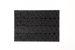 Cyfry samoprzylepne czarne Farro (35mm)