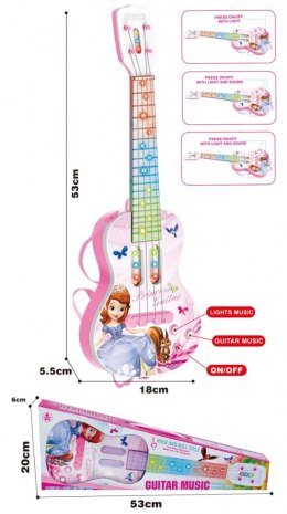 Gitara Lean dziecięca z księżniczką (20894)