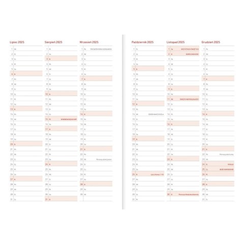 Kalendarz biurkowy CZARNY Wydawnictwo Wokół Nas VIVELLA B5 B5 (A5TO66B-) Kalendarz biurkowy CZARNY Wydawnictwo Wokół Nas VIVELLA B5 B5 (A5TO66B-)