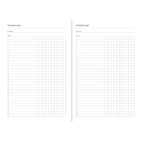 Kalendarz nauczyciela książkowy (terminarz) EKO MAPA A5 Wydawnictwo Wokół Nas (A5TA072B)