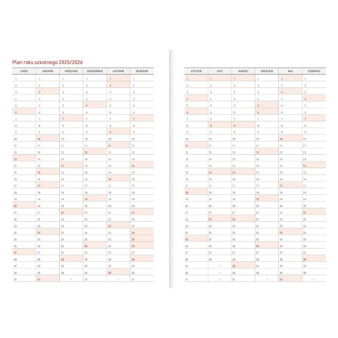 Kalendarz nauczyciela książkowy (terminarz) Wydawnictwo Wokół Nas PCV KWIATY bezbarwny B6 (A5TN089B) Kalendarz nauczyciela książkowy (terminarz) Wydawnictwo Wokół Nas PCV KWIATY bezbarwny B6 (A5TN089B)