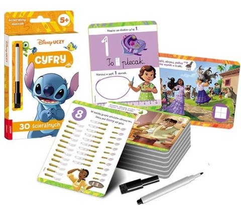 Książeczka edukacyjna Ameet Disney Uczy. Cyfry. Karty (UMK 9301) Książeczka edukacyjna Ameet Disney Uczy. Cyfry. Karty (UMK 9301)