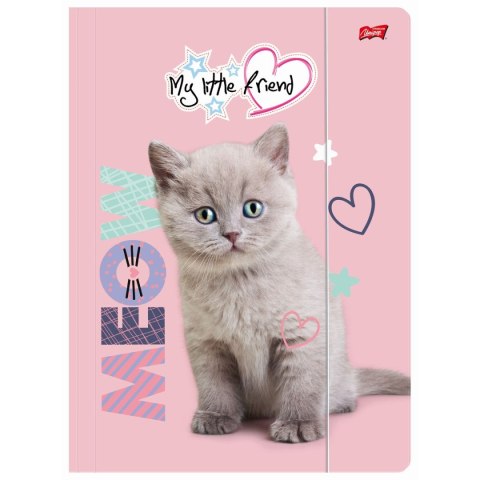 Teczka kartonowa na gumkę My Little Friend FLUFFY KITTY A4 mix 300g Unipap Teczka kartonowa na gumkę My Little Friend FLUFFY KITTY A4 mix 300g Unipap