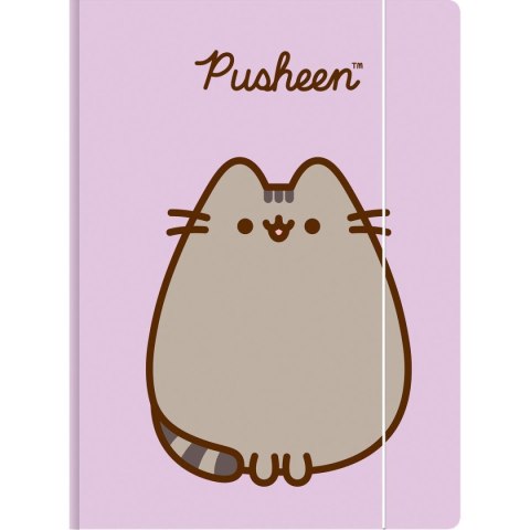 Teczka kartonowa na gumkę Pusheen A4 fioletowy 300g Unipap Teczka kartonowa na gumkę Pusheen A4 fioletowy 300g Unipap