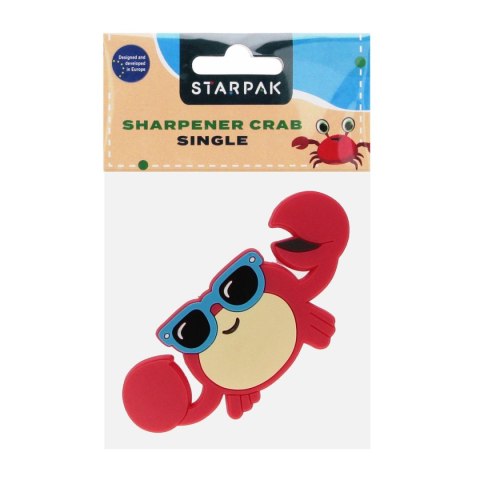 Temperówka Starpak czerwony plastik (538967) Temperówka Starpak czerwony plastik (538967)