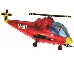 Balon foliowy Helikopter (czerwony) 24cal Godan (B901667R)