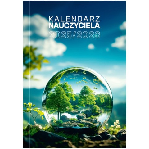 Kalendarz nauczyciela książkowy (terminarz) Wydawnictwo Wokół Nas PCV EKO bezbarwny A5 (A5TN078B) Kalendarz nauczyciela książkowy (terminarz) Wydawnictwo Wokół Nas PCV EKO bezbarwny A5 (A5TN078B)