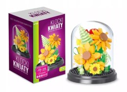 Klocki konstrukcyjne Artyk kwiaty Słoneczniki pod kloszem 228el (137013)